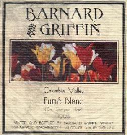 Barnard Griffin 1983 Chardonnay label (B&W)