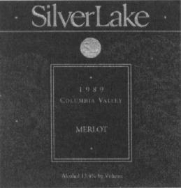 1989 Merlot label