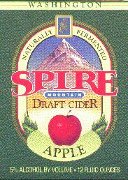 Spire Mountain Apple Cider label